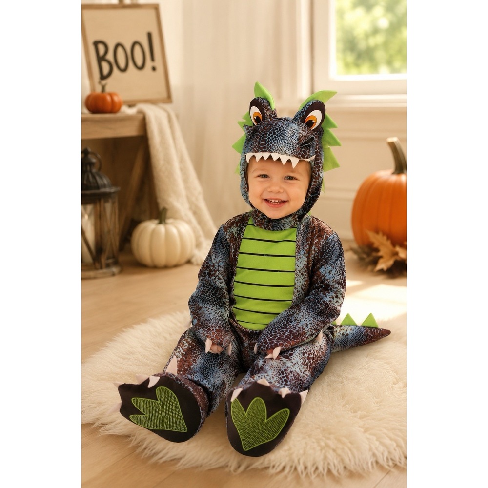 California Costumes Darling Dragon Infant 12-18M Halloween Costume Hood No Wings